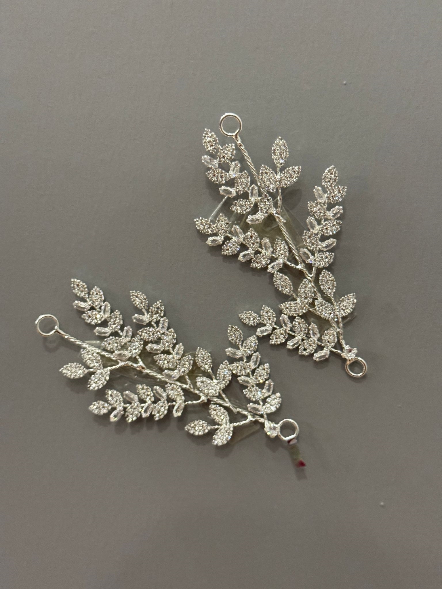  Swarovski  Yan Gelin Tokası 2 Adet rat016